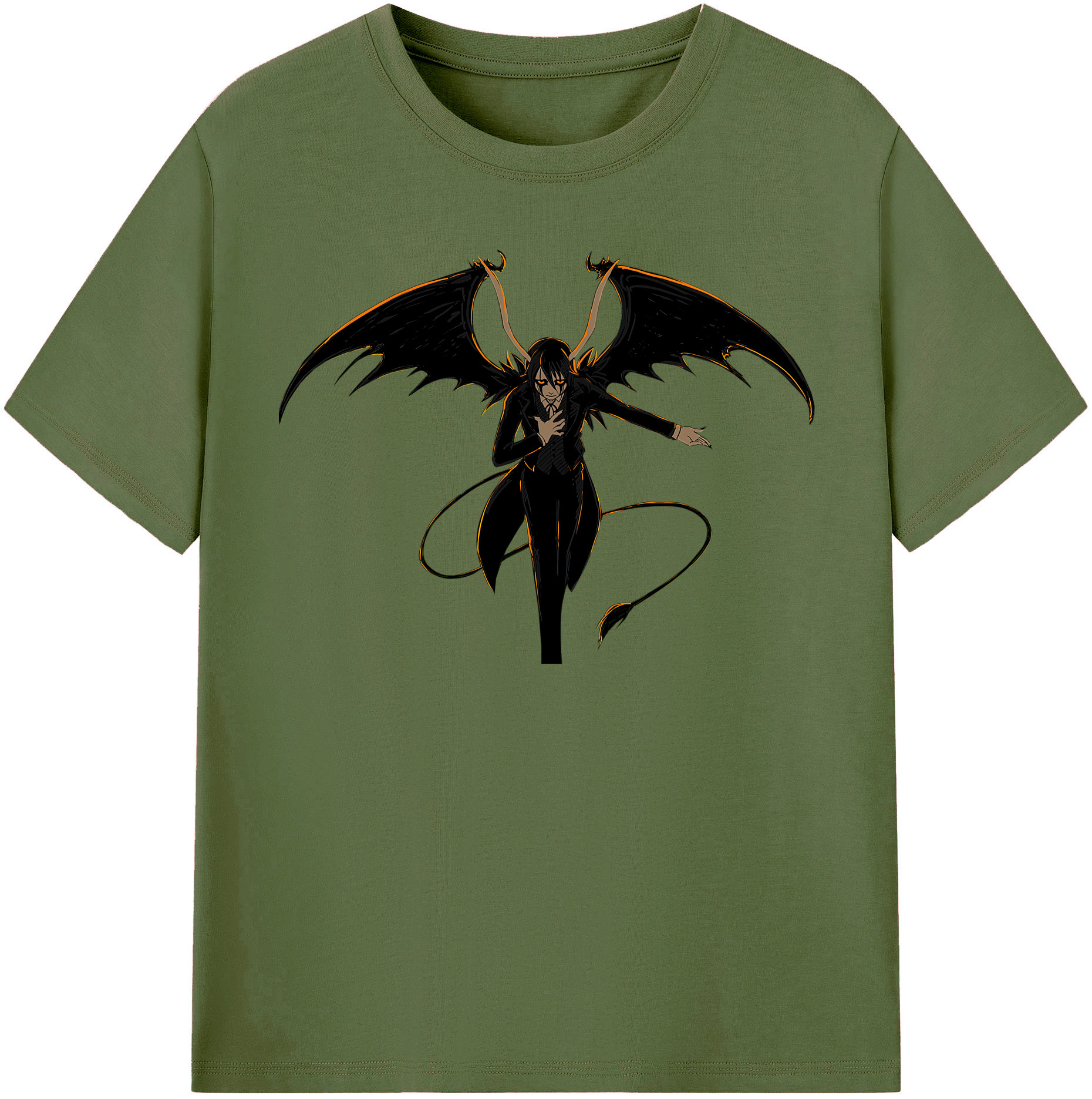 （画像用） ブリーチ ウルキオラ·シファー BLEACH Ulquiorra cifer 綿100％半袖Tシャツ（フロントプリント）